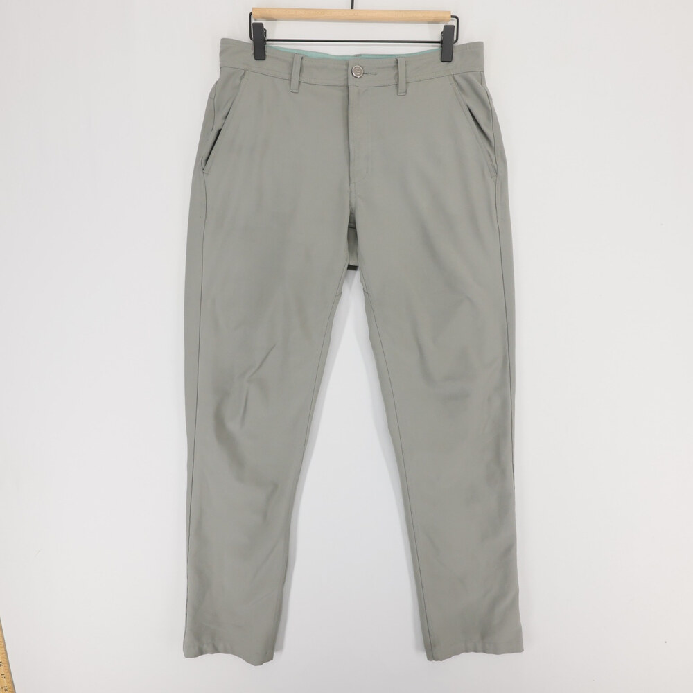Free Fly Nomad Pants Mens 32x32 Gray Stretch Chino Casual Outdoor UPF
